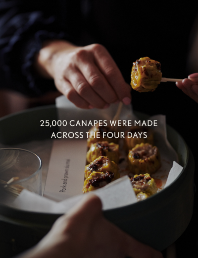25,000 canapes were made during Lexus Melbourne Cup