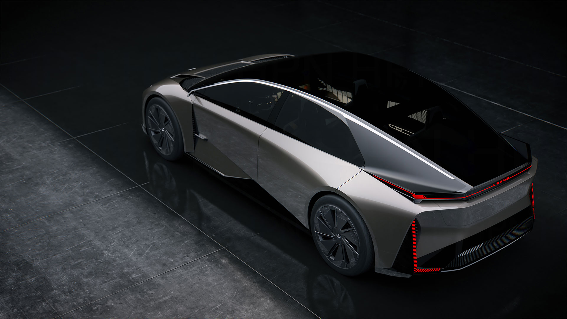 The Lexus LF-ZC Concept vehicle. Not available for purchase.