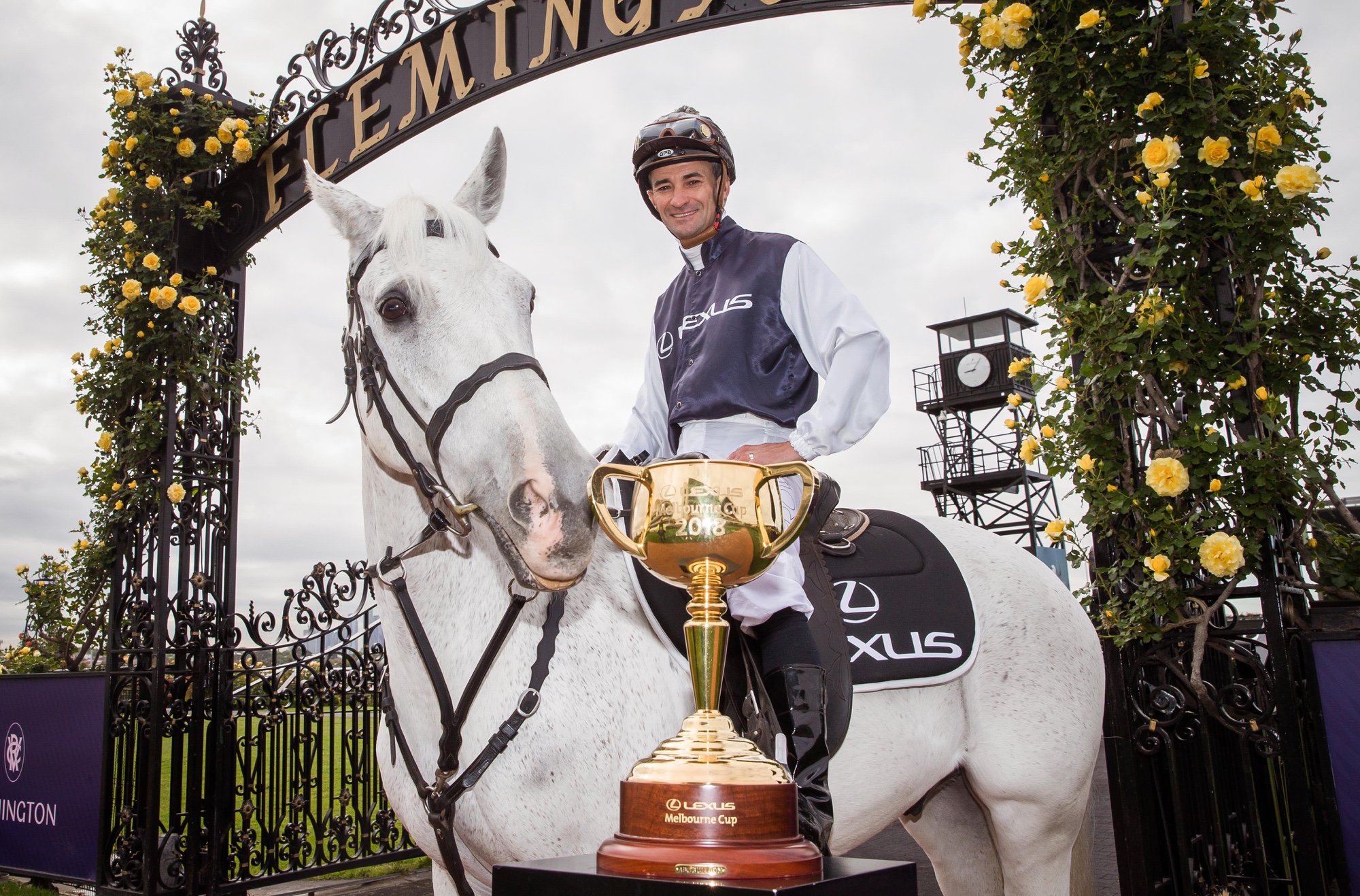 New Lexus brand ambassador, champion jockey Corey Brown.