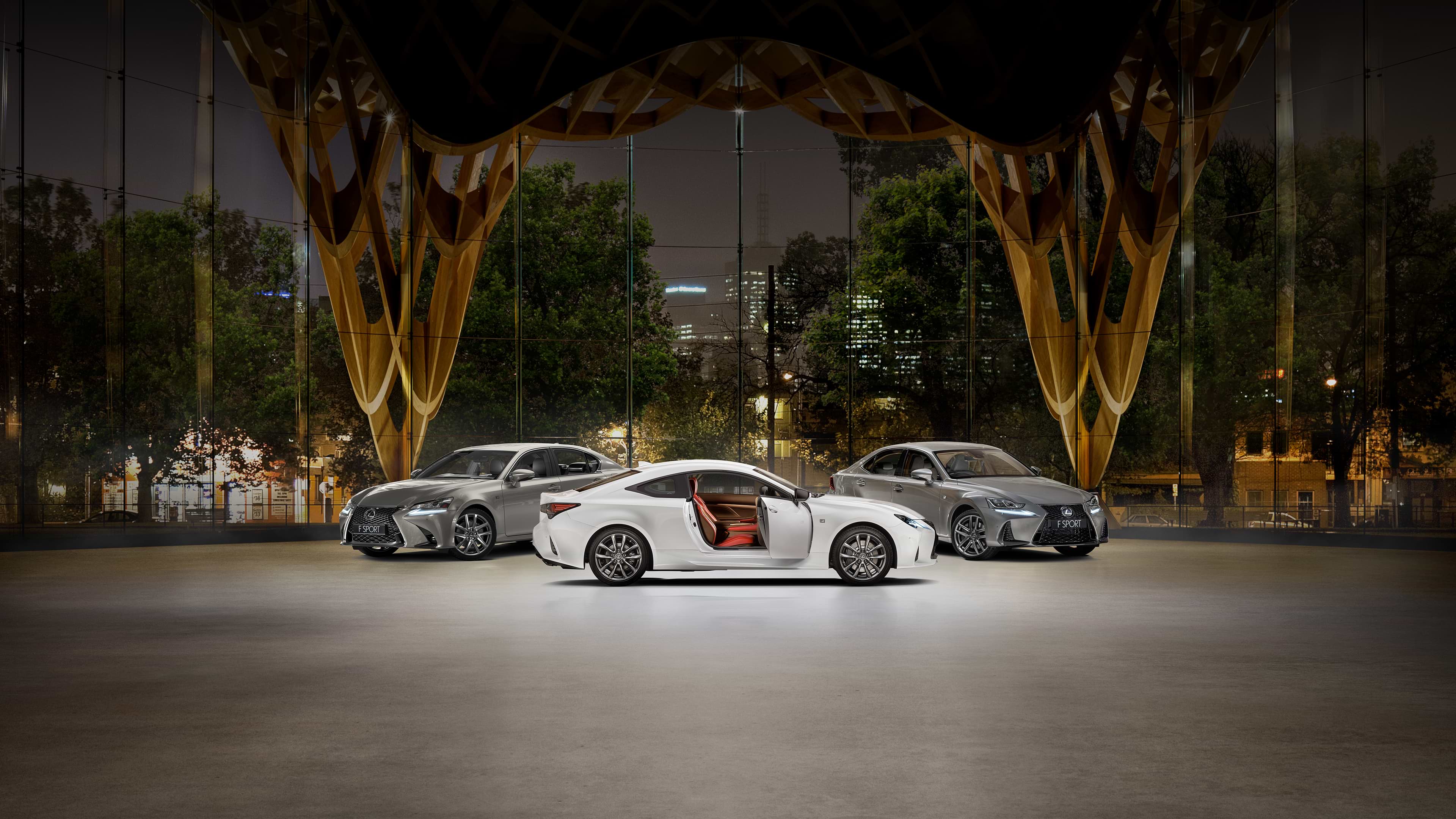 F Sport GS, IS and RCF
